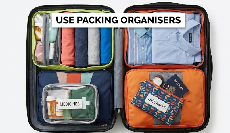 Use Packing Organisers