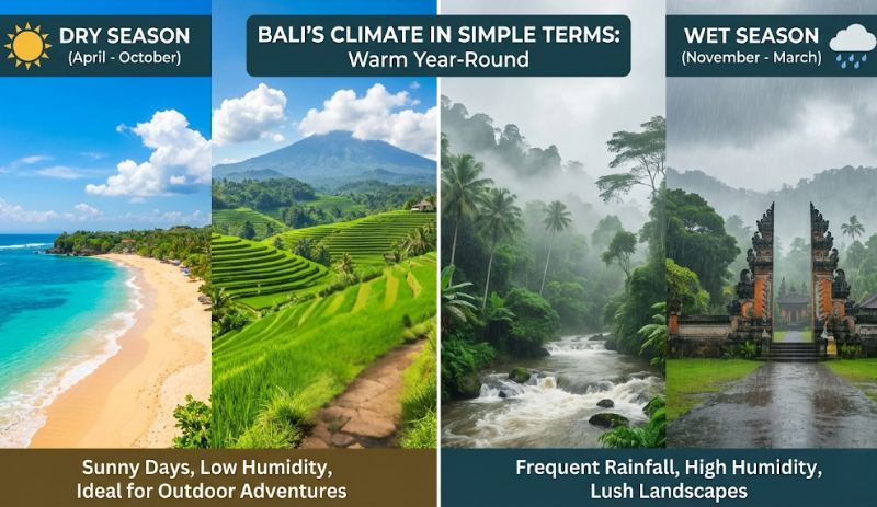 Bali’s Climate in Simple Terms