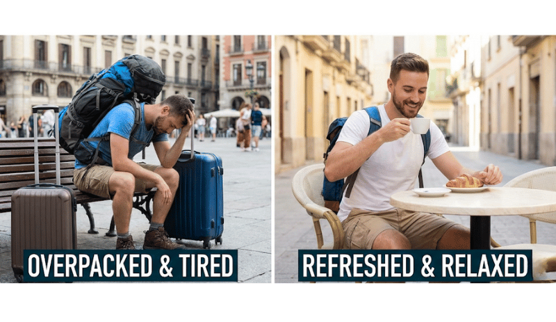 Don’t Overpack Your Arrival Day