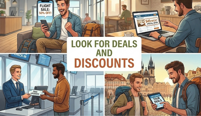 Look for Deals and Discounts